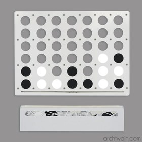 Resim Mega Beyaz Dörtlü Bağlama - 105 cm x 110 cm 