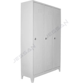 Resim Jessan 3 Lü Standart Soyunma Dolabı 