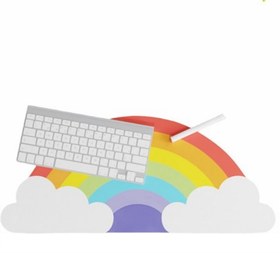 Resim Mustard Rainbow Mouse Pad Renkli 