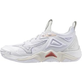 Resim Mizuno Wave Momentum 3 Unisex Voleybol Ayakkabısı Beyaz 