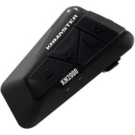 Resim Knmaster Kn2000 Bluetooth İntercom Siyah 