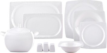 Resim Emsan Fine Bone Meyra 61 Parça 12 Kişilik Yemek Takımı 600.15.01.2215 