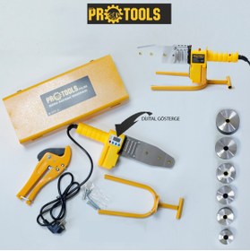 Resim GVN PROTOOLS Dijital Göstergeli 800 Watt PPRC Boru Kaynak Makinesi | 20-25-32 Uçlu + Makaslı Set + Taşıma Çantalı 