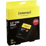 Resim Intenso Hıgh 240GB 520/480MB/S 2.5" Sata 3.0 SSD 3813440 