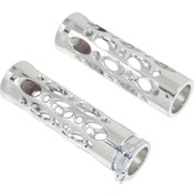 Resim Hightower Universal Motorcycle Kaplamalı Hollow Handlebar Grips Aksesuarları 