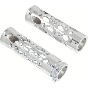Resim Hightower Universal Motorcycle Kaplamalı Hollow Handlebar Grips Aksesuarları 
