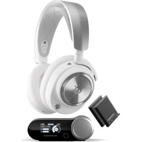 Resim Steelseries Arctis Nova Pro Wireless Kablosuz Oyuncu Kulaklığı - Beyaz 