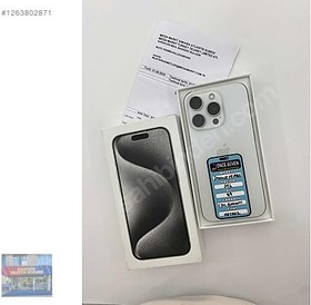 Resim Apple iPhone 15 Pro İkinci El TR | 256 GB | Beyaz 
