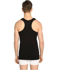 Resim 6 Lı Seher Erkek Rambo Sporcu Atlet Siyah Beyaz Gri %100 Pamuk 
