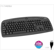 Resim ShopNova FRISBY FK-142QU USB Q TR MM SİYAH KABLOLU KLAVYE 