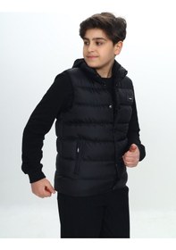 Resim Toontoy Kids Toontoy Erkek Çocuk Göğsü Armalı Şişme Yelek Siyah 