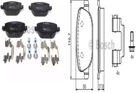 Resim BOSCH B 0986424775 Ön Fren Balatası – Fiat Ducato, Peugeot Boxer ve Citroën Jumper İçin Uyumlu 