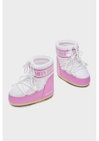 Resim Moon Boot Kadın Kar Botu 80d1409340 Jb05 Pembe-beyaz Beyaz - Pembe 