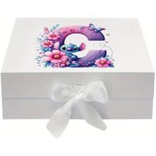 Resim Honeybeeshop Disney Stitch Dogum Dugun Hediye Kutusu Siyah 1 Adet Parti Favorisi Nikah Hatirasi Siyah 
