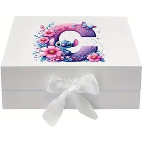 Resim Honeybeeshop Disney Stitch Dogum Dugun Hediye Kutusu Siyah 1 Adet Parti Favorisi Nikah Hatirasi Siyah 