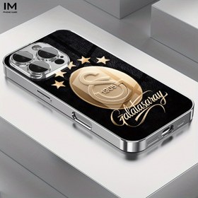 Resim Galatasaray Takımı Logosu Yenilikçi ve Yüksek Kaliteli Bir Tasarım İçerir, Moda ve Kişiselleştirilmiş Lens Koruma ve Elektro Kaplama Cam ile, for Iphone 16, 15, 14, 13, 12 ve 11 için Uygun, Kir Dirençli, Moda ve Şık 