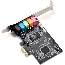 Resim Wozlo Pci E Ses Kartı 5.1 Kanal Pcı Express X1 Masaüstü Pc Ses Ka 