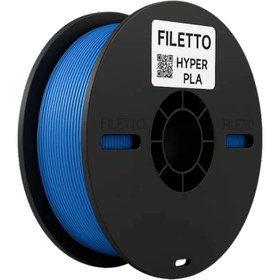 Resim FİLETTO Hyper PLA+ Mavi 1.75mm – Bambu Lab & Creality Uyumlu – 1KG 