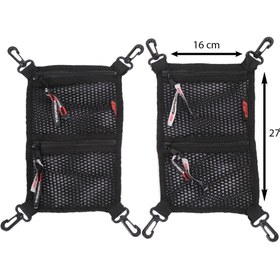 Resim GP KOMPOZİT GP Kompozit 40 LT x 2 Alüminyum Motosiklet Yan Çanta Uyumlu Çanta İçi File Siyah 