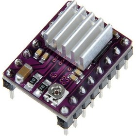 Resim DRV8825 Step Motor Sürücü Modül + Soğutucu 32 Adım 1.5A 3D Yazıcı Robot CNC Reprap MKS GEN Ramps Prusa Mendel Ultimaker 
