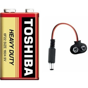Resim Toshiba 9 Volt Pil + 9v Pil Jakı Arduino Uyumlu 