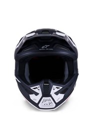 Resim Alpinestars S-M7 Dasher Off-Road Kaskı Siyah Beyaz 