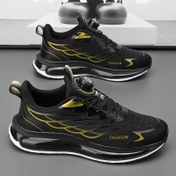 Resim Erkek Hafif Nefes Alabilen Düşük Üst Sneaker'lar - Bağsız Eğitim Ayakkabıları PU/Kumaş Üst, TPU Taban ve Kumaş Astar, Yuvarlak Parmak Tasarımı Koşu, Spor Salonu, Günlük Giyim için - Tüm Mevsim Konforu, Şık Spor Görünümü, Yastıklı Destek 