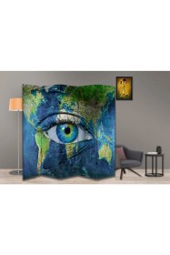 Resim Soyut Temalı Özel Tasarım Paravan Room Divider 180 x 200 cm 