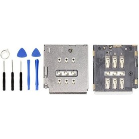 Resim iPhone Uyumlu 7 Sim Kart Tepsisi Yuvası Tamir Seti Hediye !!! 