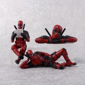 Resim Marvel Deadpool Aksiyon Figürü - Resmi Lisanslı, Çok Yönlü İç/Dış Mekan Dekoru, Halloween, Karnaval, Doğum Günleri ve Daha Fazlası İçin İdeal - PVC Malzeme, Güce Gerek Yok 