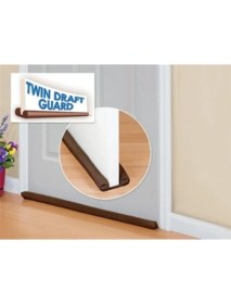 Resim Kahverengi Çift Taraflı Kapı Altı Rüzgarlığı 