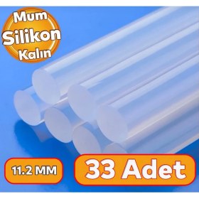 Resim Piton Kalın Mum Silikon 11.2 mm Sıcak Silikon Çubuğu Mum 1 kg 