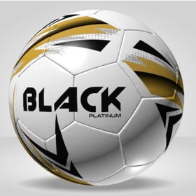 Resim Black Platinum Futbol Topu Beyaz 