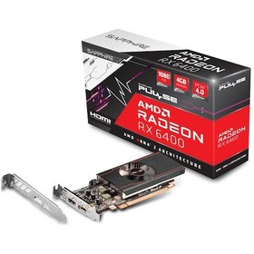 Resim Sapphire AMD Radeon RX 6400 Pulse 11315-01-20G 4 GB GDDR6 64 Bit Ekran Kartı 
