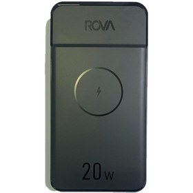 Resim Rova RV - PWS614 10000 mAh Magesafe Ve Wireless Şarjlı Powerbank Siyah 