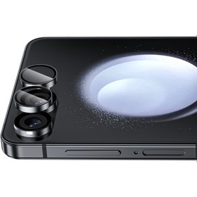 Resim Galaxy Z Flip 7 Benks AR Glass Warrior Premium Cam Kamera Lens Koruyucu - Şeffaf 