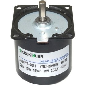 Resim Ktyz-60 15 Rpm 14W Ac Senkron Motor 