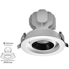 Resim 30W Vega Serisi Sıva Altı Led Spot - 30w / 4000K / Beyaz 