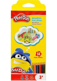 Resim Play-doh Woodfree Kuruboya Altıgen 12'li 