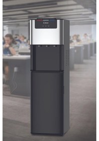 Resim Kiwi Kwp-8555 Su Sebili Gizli Damacanalı Sıcak -soğuk -ılık Siyah 