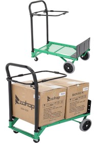 Resim STAXX POWER Yükseklik Ayarlı Çok Fonksiyonlu Portatif Katlanır Koli Yük Paket Taşıma El Arabası 100Kg 