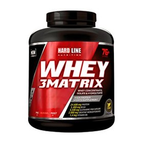 Resim Hardline Whey 3 Matrix 2300 GR Muz Aromalı 