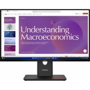 Resim Lenovo Thinkvision T24D-40 64B9GAT1TK 23.8" 120Hz 4ms HDMI+DP+USB-C+RJ45 Fullhd IPS Pivot Vesa Monitör 