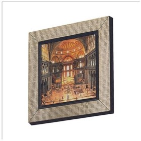Resim Ayasofya Camii İçi Baskılı Mdf Magnet 7x7 39 