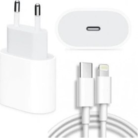 Resim Nostaljikcep Kotenartt Evs Iphone 20W Adaptör+Typ-C USB 