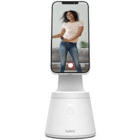 Resim Belkin Masaüstü Manyetik, Yüz Takip Özellikli Telefon Standı Mma001btwh 