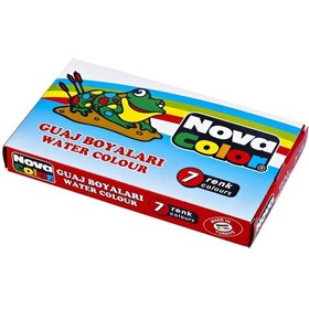 Resim Nova Color Tüp Guaj Boya 7 Renk Çok Renkli 