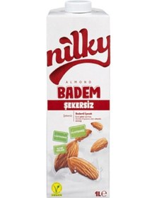 Resim Nilky Şekersiz Badem Sütü 1 L 