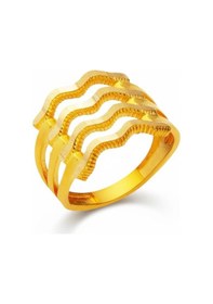 Resim Çgk Çiğdem Gürel Kuyumculuk Zikzak Ajda Altın Yüzük Yaldız 