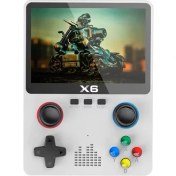 Resim X6 Oyun Konsolu Retro Video Oyunu Konsolu 3.5'' IPS Ekran Şarjlı Elde Taşınabilir Atari Çocuk 